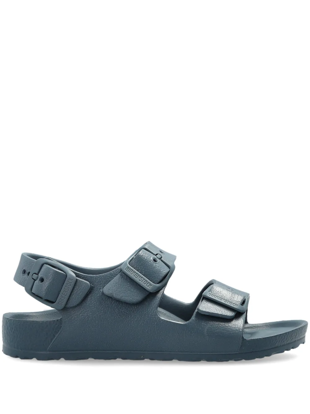 Birkenstock Kids Milano buckle strap sandals Blauw