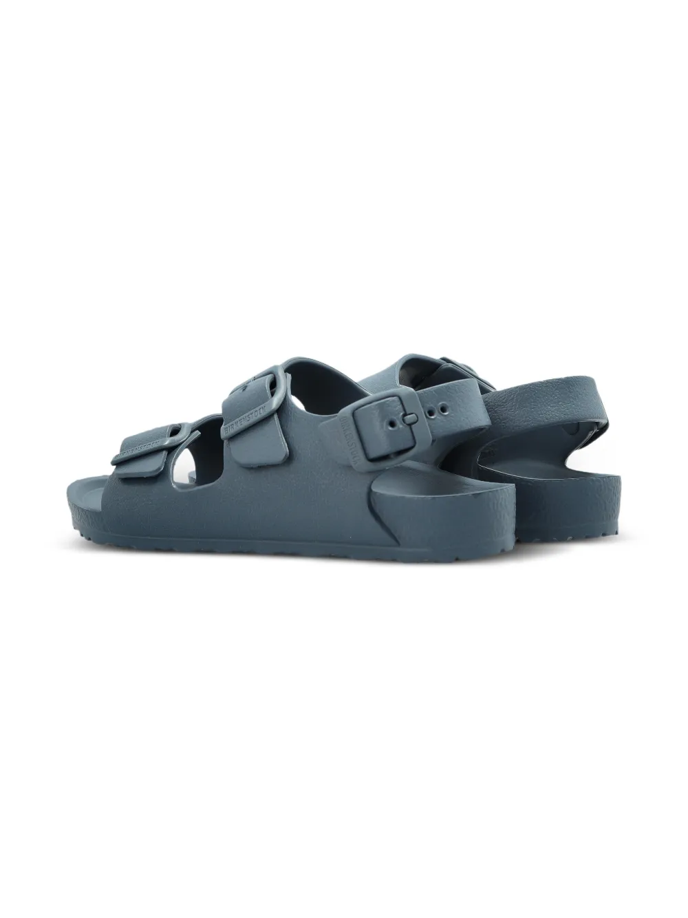 Birkenstock Kids Milano buckle strap sandals Blauw