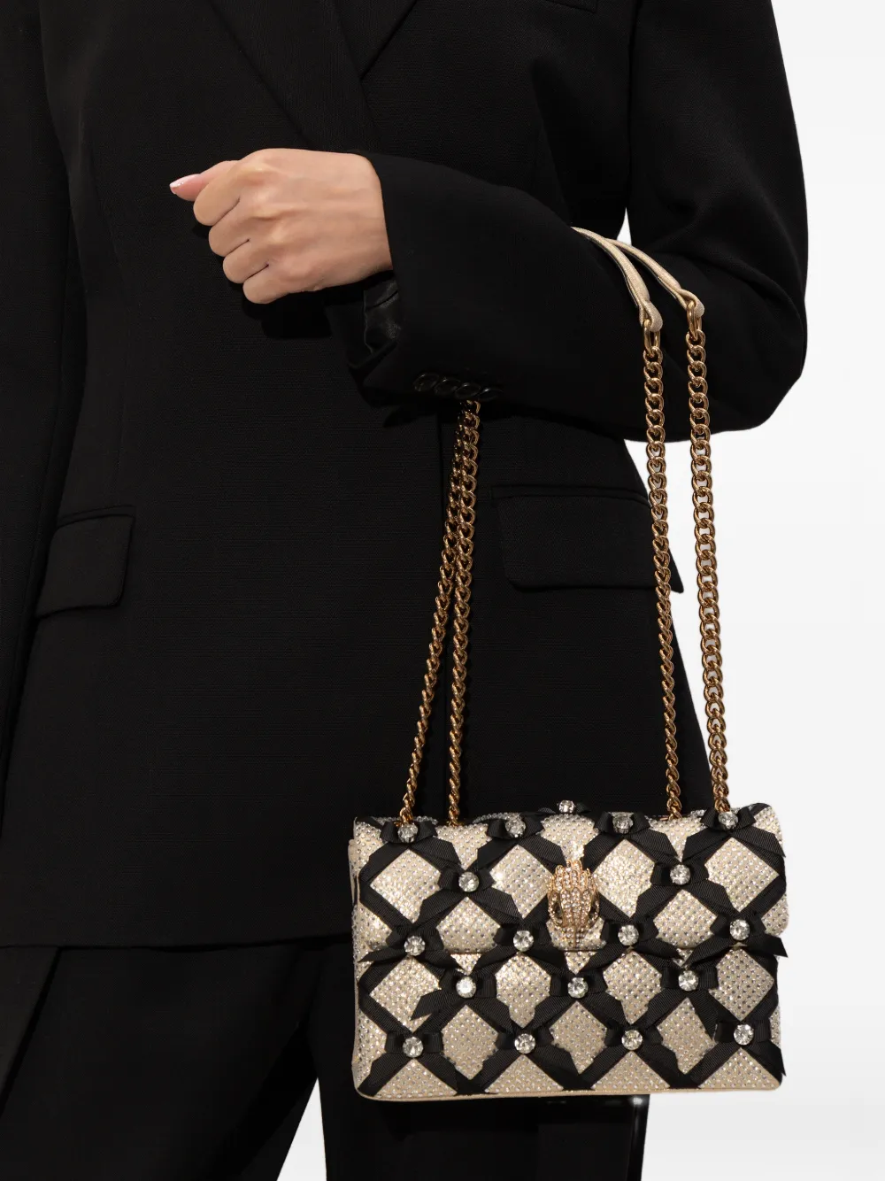 Kurt Geiger London Kensington Bows schoudertas - Beige