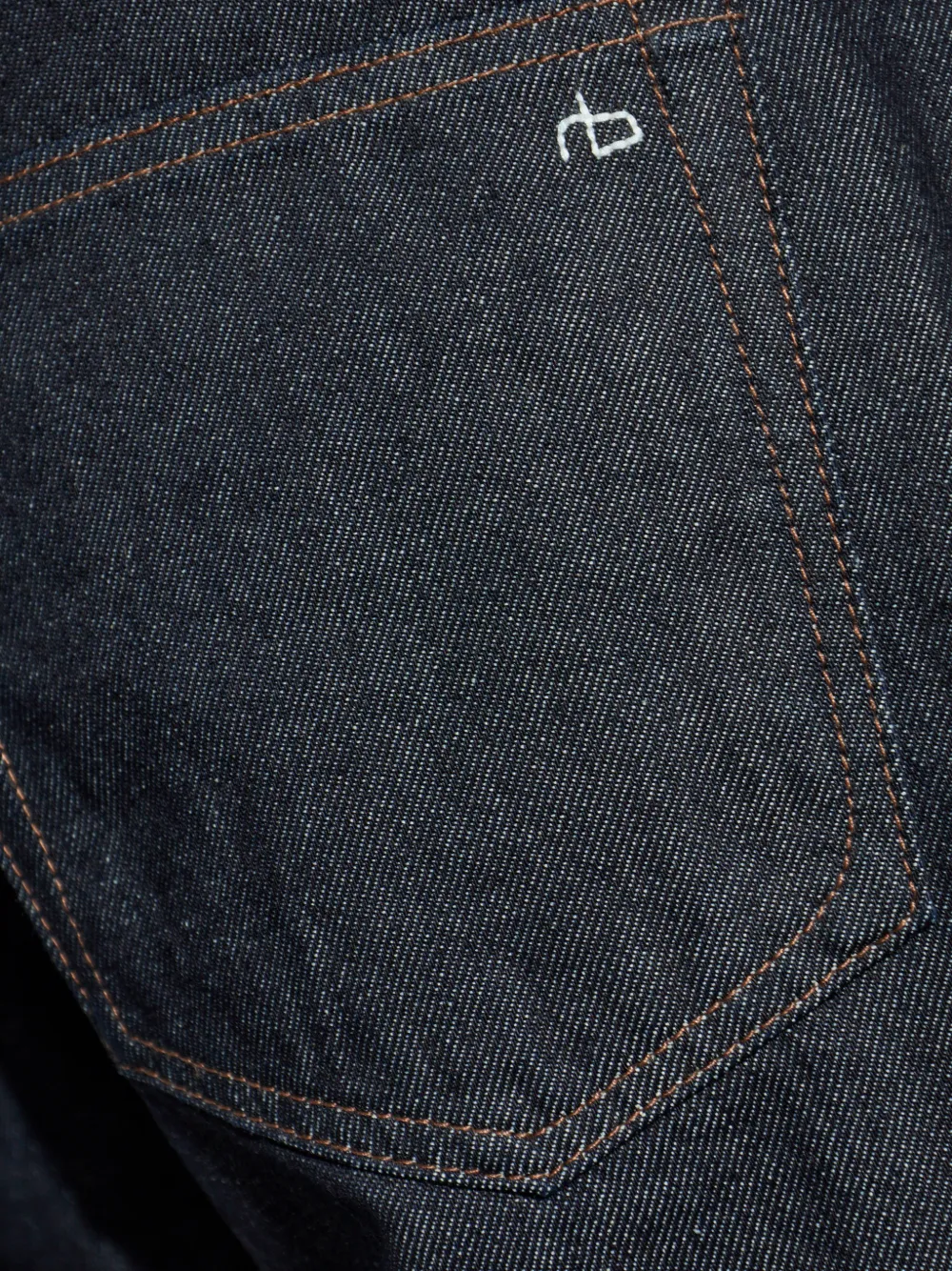 rag & bone Fit 4 Workwear jeans met vlakken Blauw