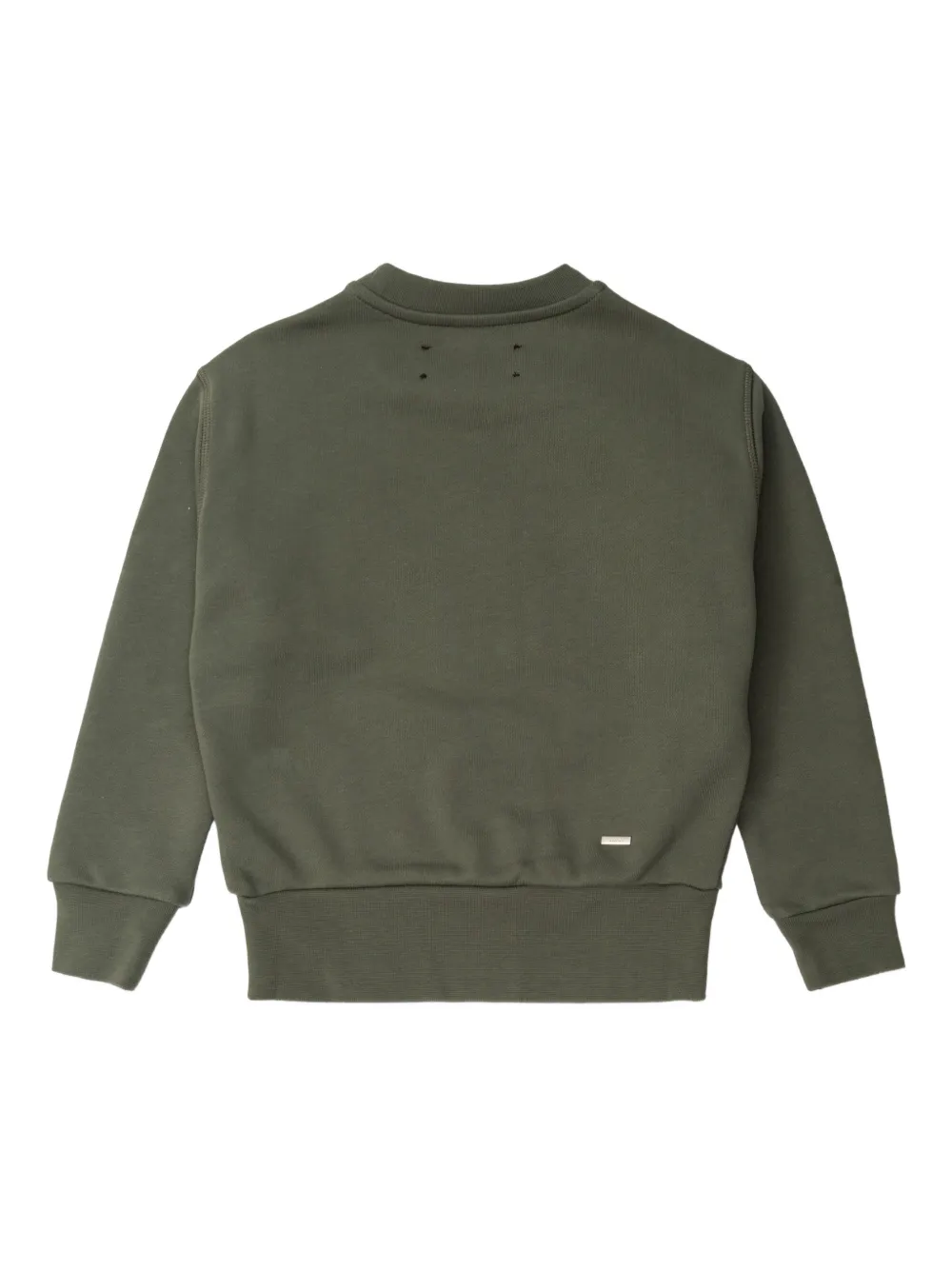  Amiri Kids Tiger-print Sweatshirt - Green 