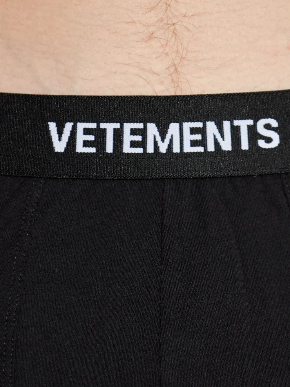 VETEMENTS logo-waistband Boxers | Black | FARFETCH