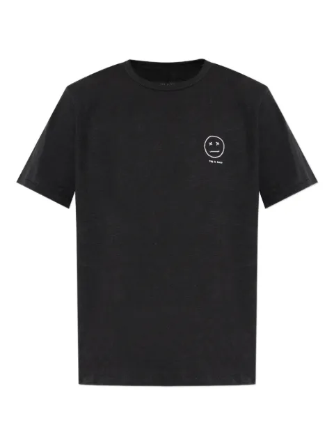 rag & bone logo-embroidered T-shirt