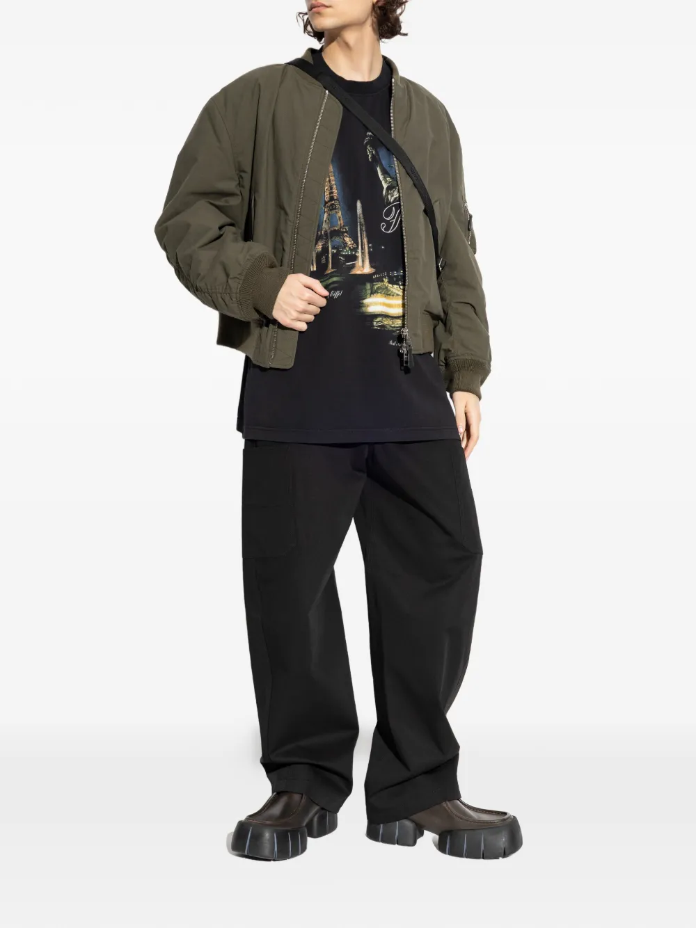 VETEMENTS  Eiffel Tower-print T-shirt | T-Shirts | Image 2