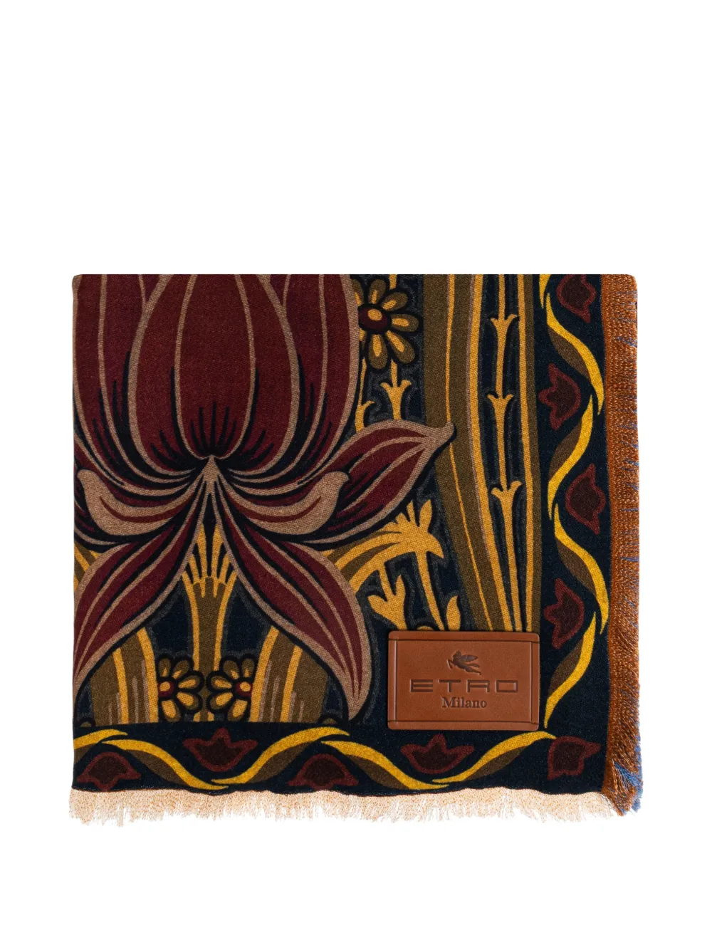 Etro Home Floral-print Blanket - Blue 