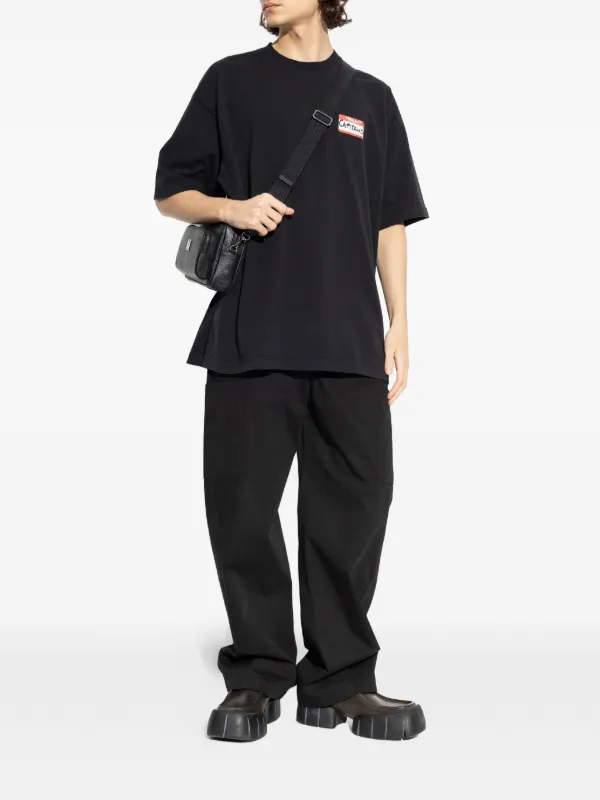 VETEMENTS My Name Is T-shirt | Black | FARFETCH