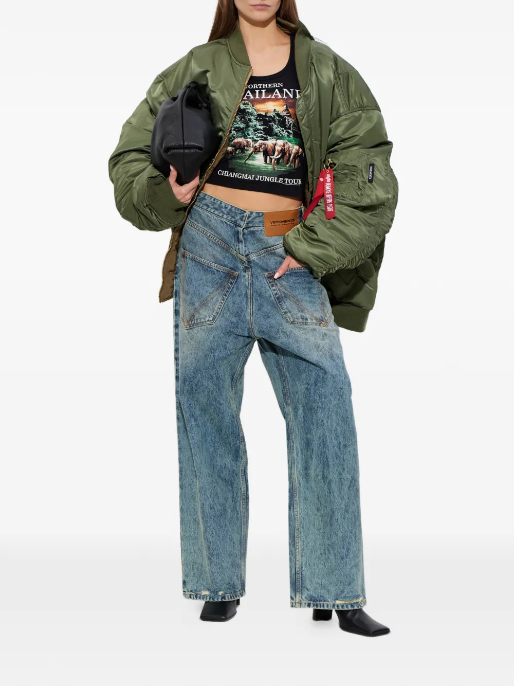  Vetements Graphic Top - Black 