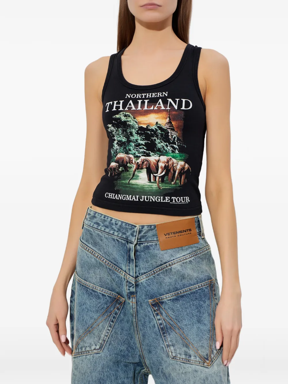  Vetements Graphic Top - Black 