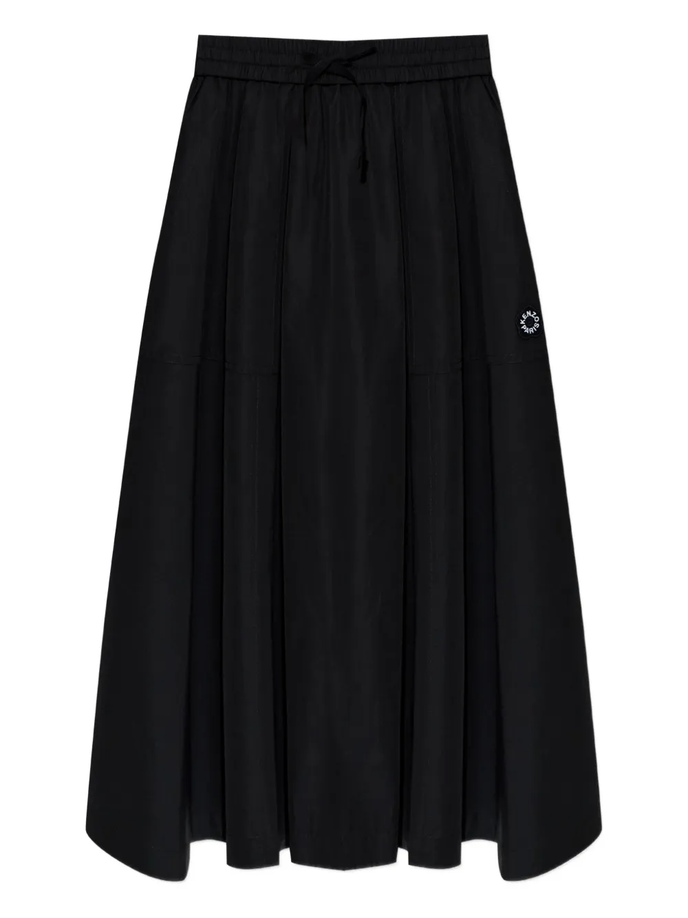 Kenzo logo-detail midi skirt - Nero