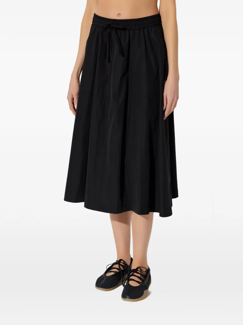  Kenzo Logo-detail Midi Skirt - Black 