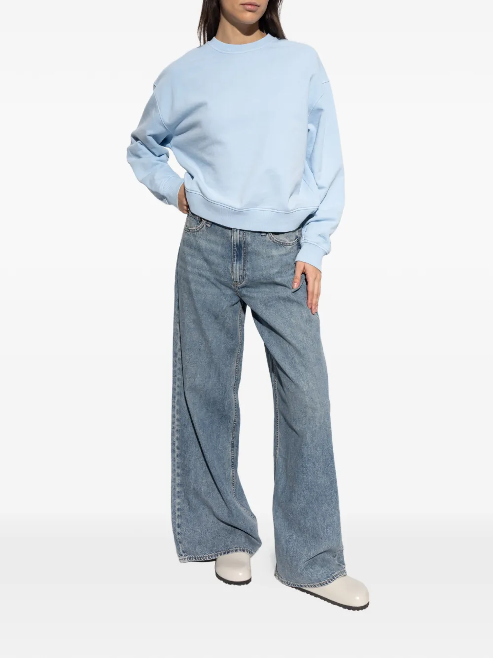 Rag & bone Sofie wide-leg jeans - Blauw