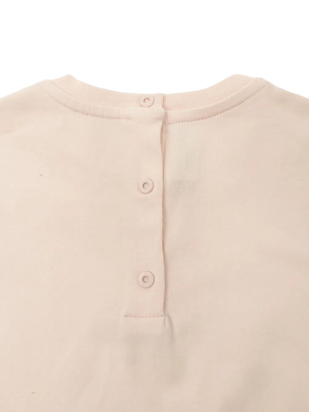 Fendi Kids T-shirt met borduurwerk Roze
