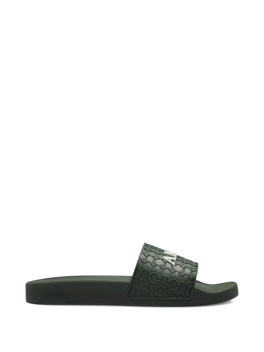AMIRI logo-detail slides Groen