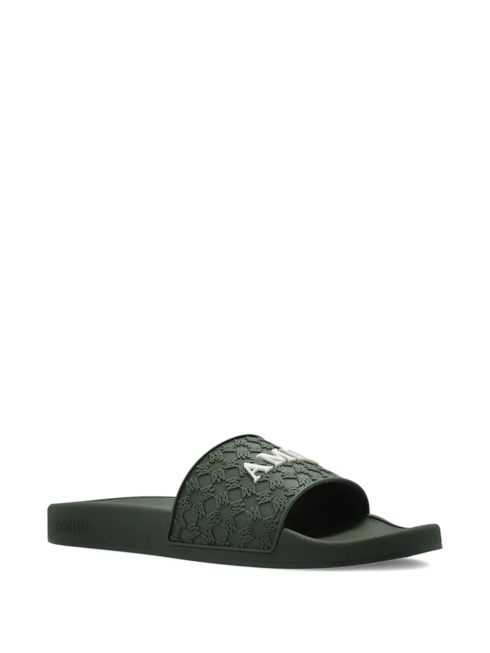 AMIRI logo-detail slides Groen