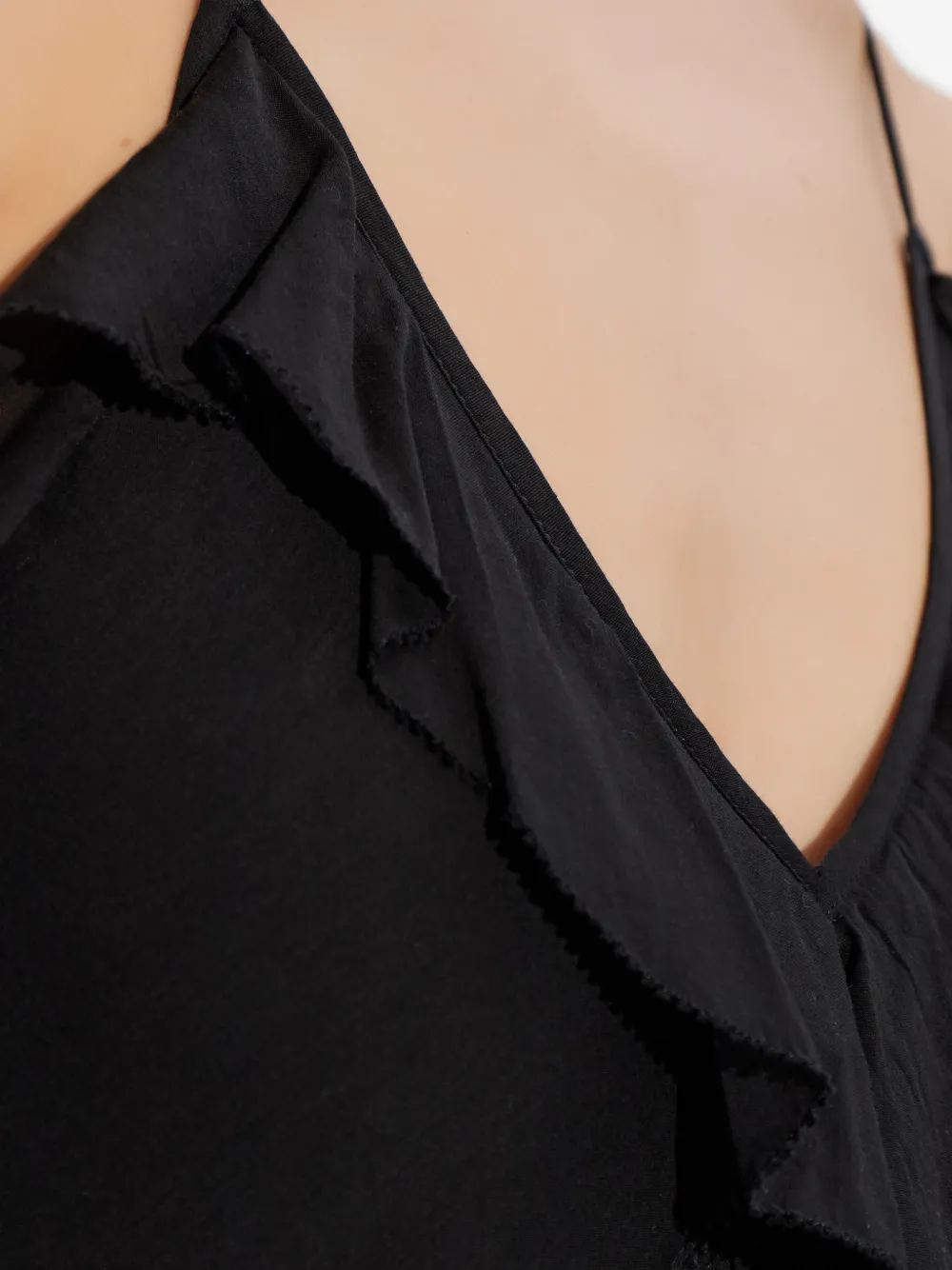 MARANT ÉTOILE Jurk met ruches Zwart