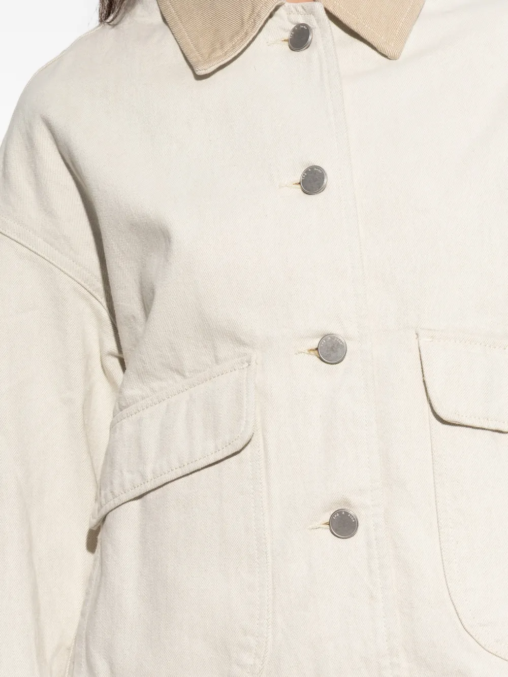 rag & bone Natalia denim jack Beige