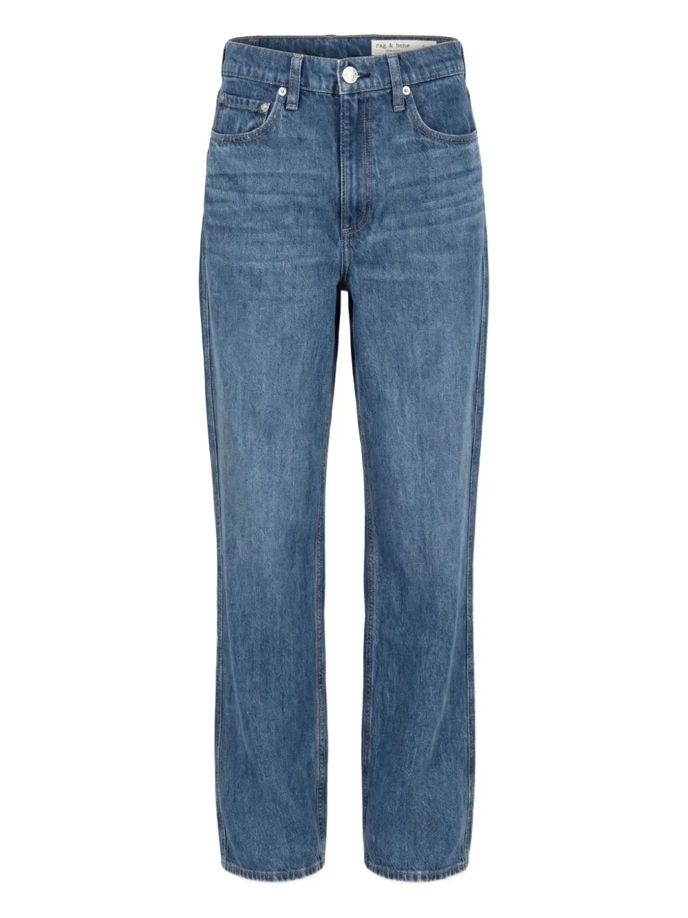 rag & bone Shea straight-leg jeans - Blu