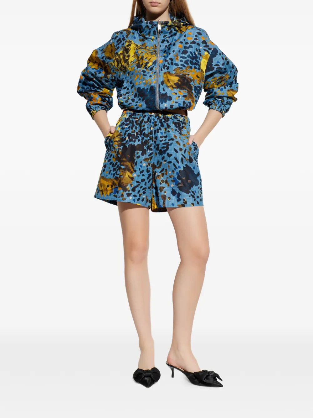 Fendi Falena Shorts - Blue 