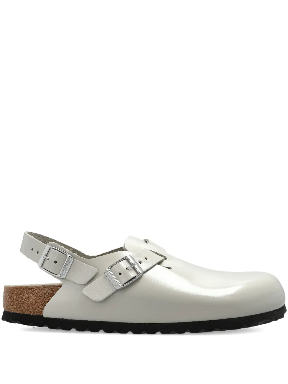 Birkenstock Tokio buckle leather sandals - Toni neutri