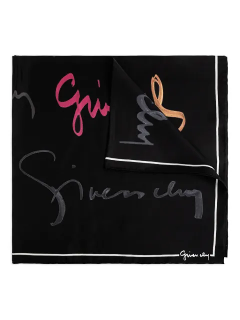 Givenchy signature-print scarf