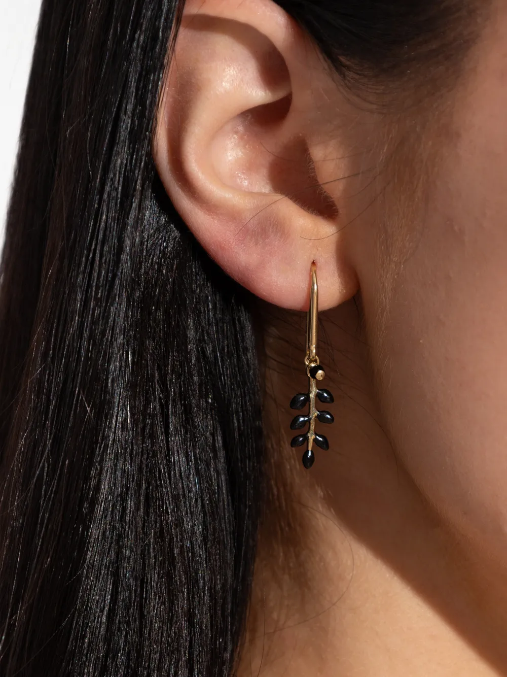  Isabel Marant Leaf Drop Earrings - Gold 