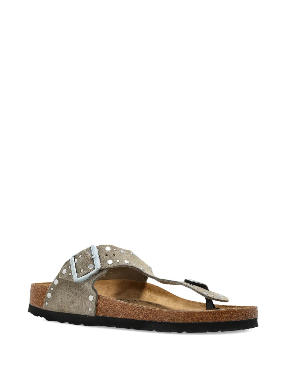 Birkenstock Gizeh Rivet sandalen met studs Grijs