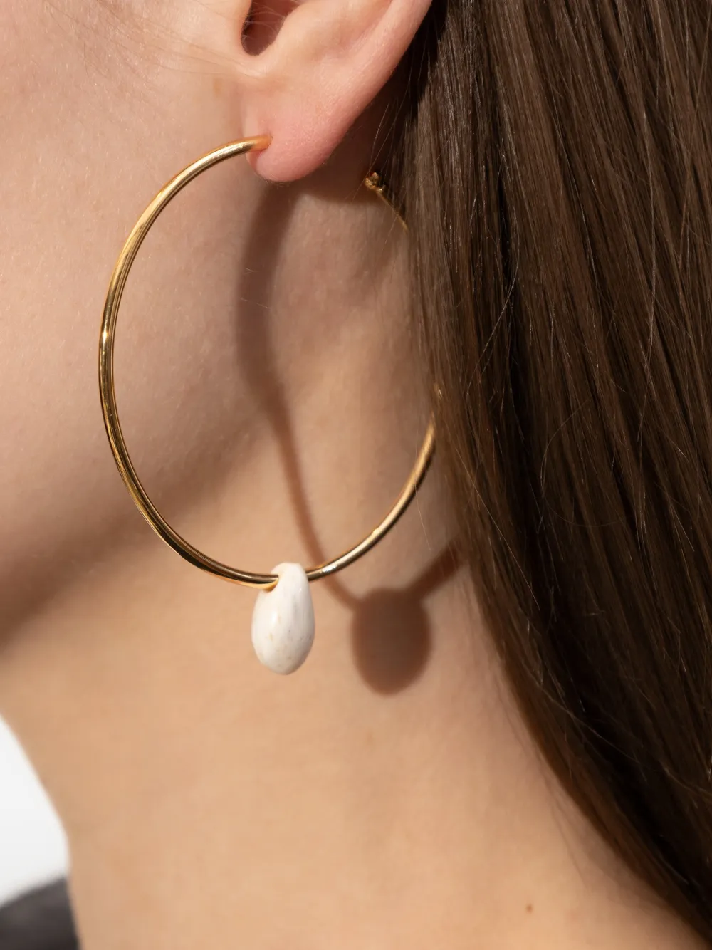 ISABEL MARANT pendant hoop earrings - Goud