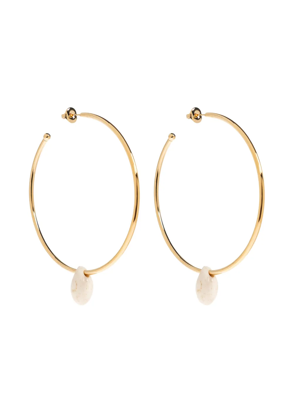 ISABEL MARANT pendant hoop earrings - Gold