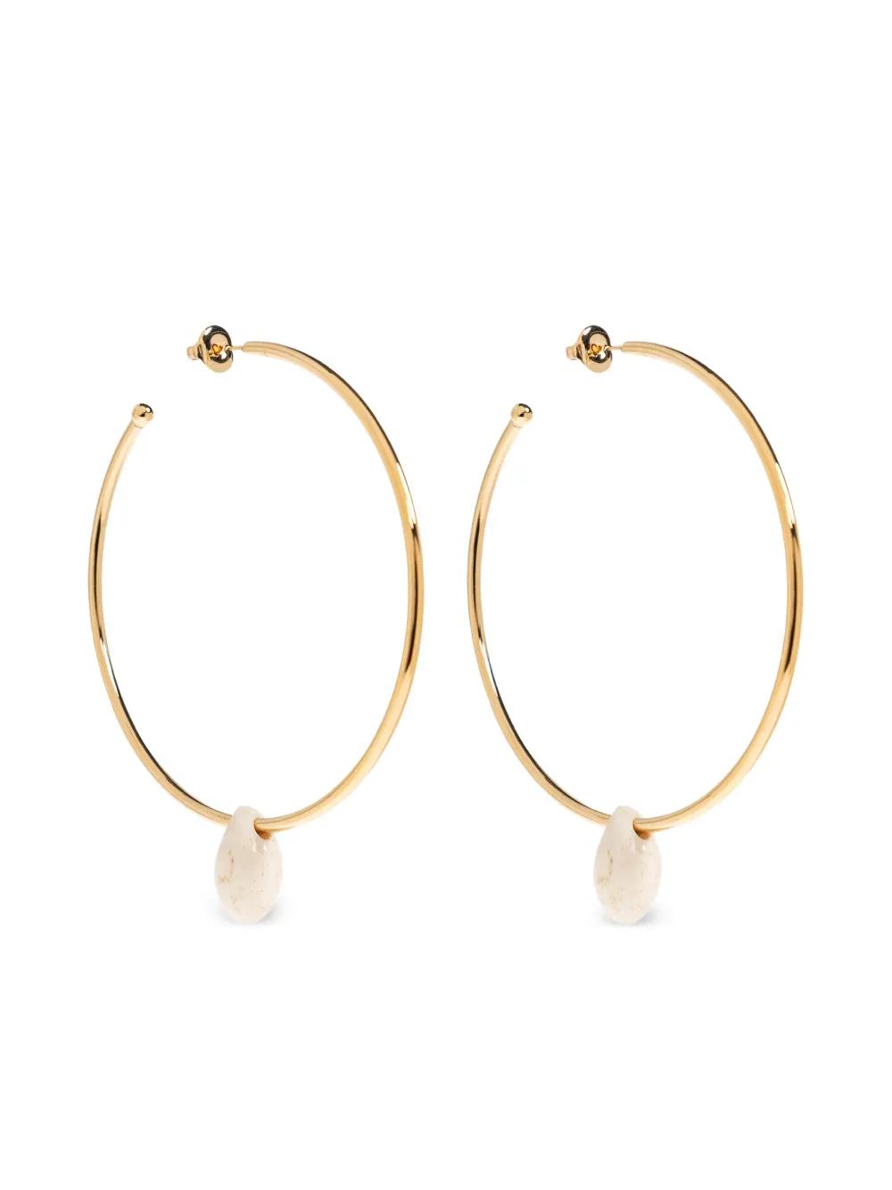 ISABEL MARANT pendant hoop earrings - Oro