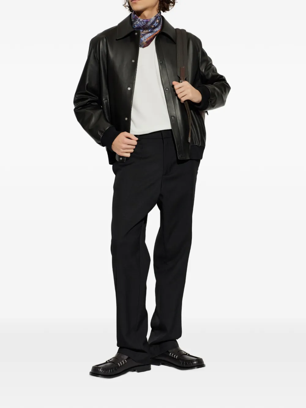 ETRO T-shirt met Pegasus-borduurwerk - Wit