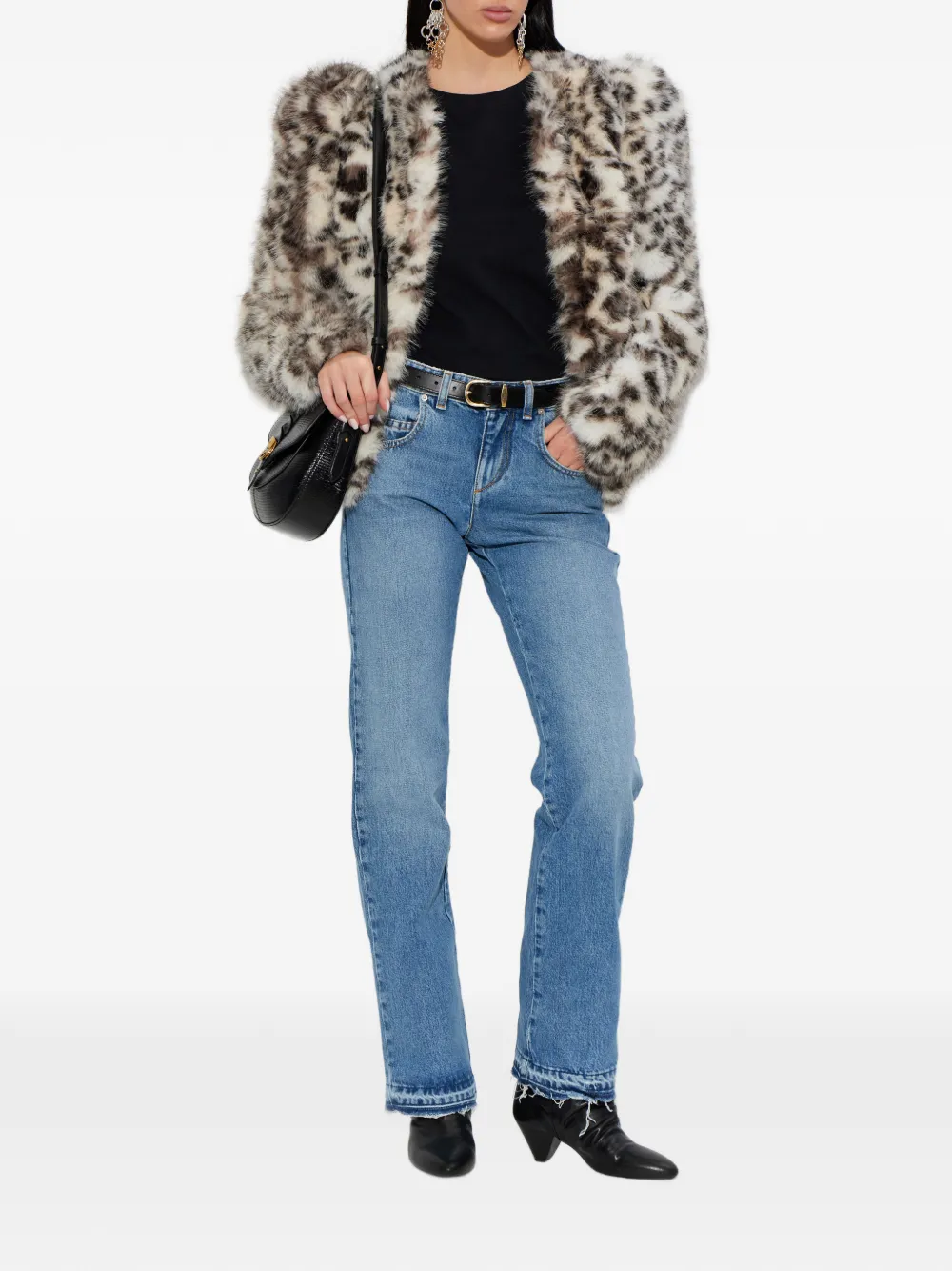 ISABEL MARANT Denala frayed jeans - Blauw