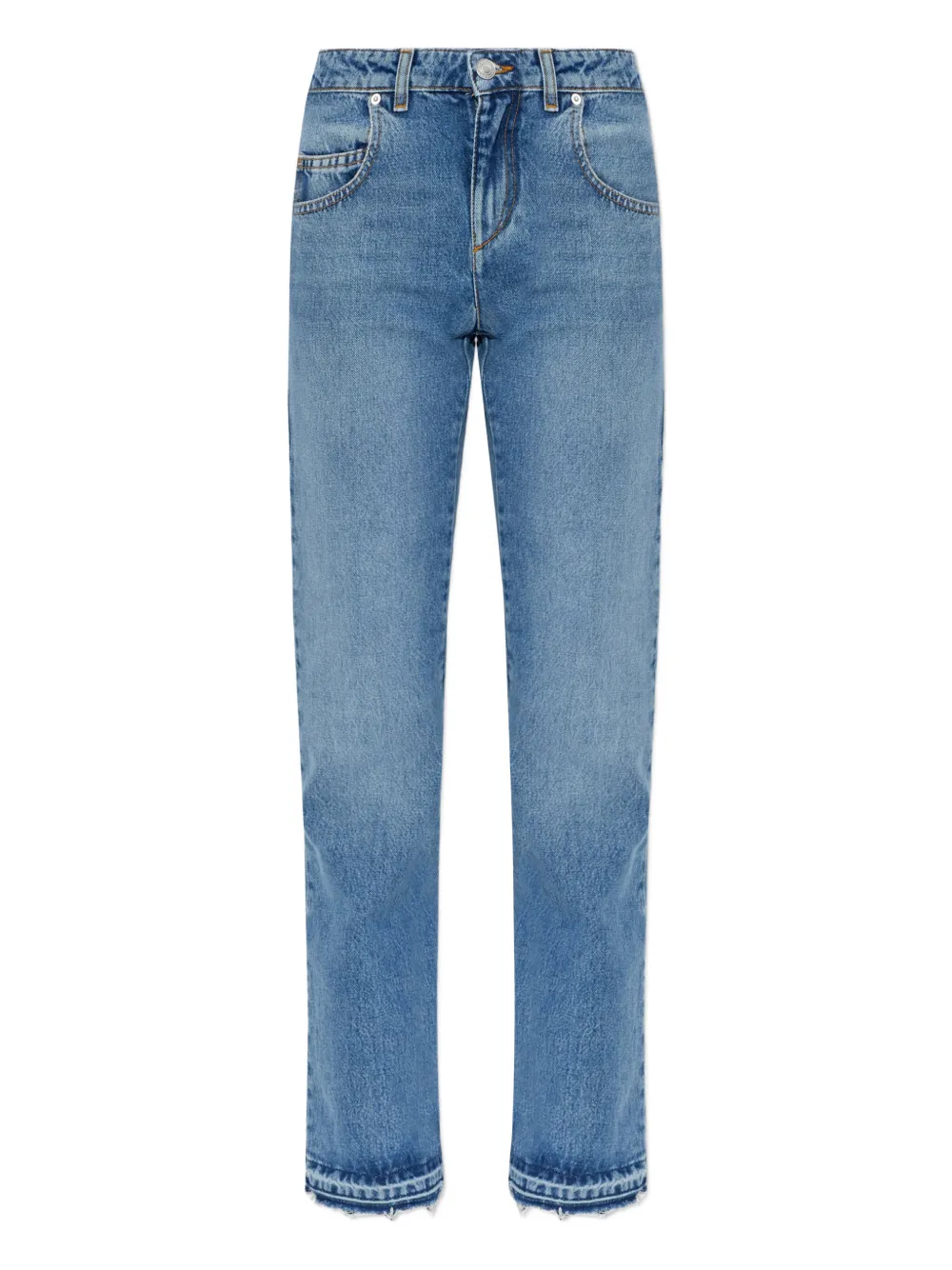 ISABEL MARANT Denala frayed jeans - Blu