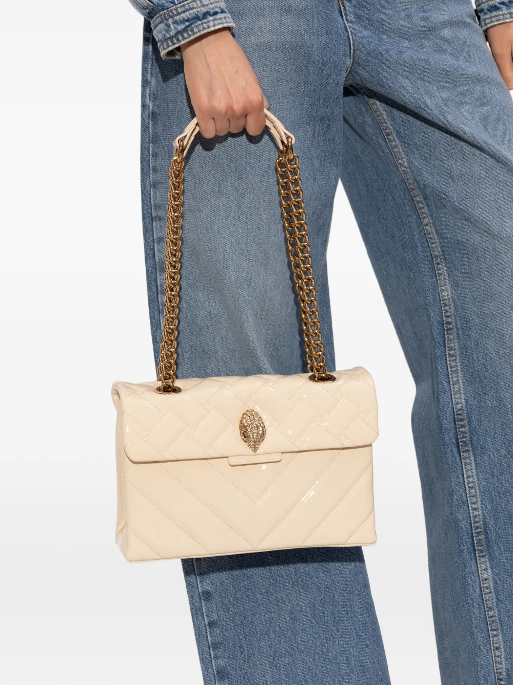 Kurt Geiger London Kensington schoudertas - Beige