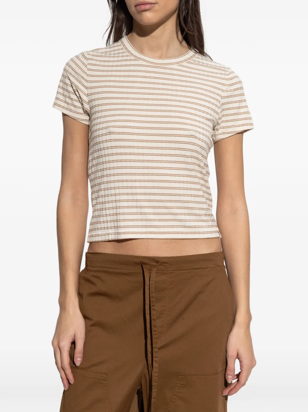  Rag & Bone Camiseta A Rayas - Blanco 