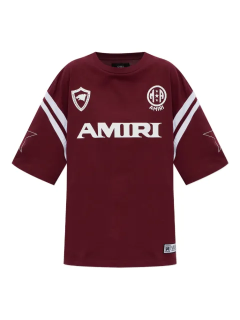 AMIRI logo stripe-detail T-shirt