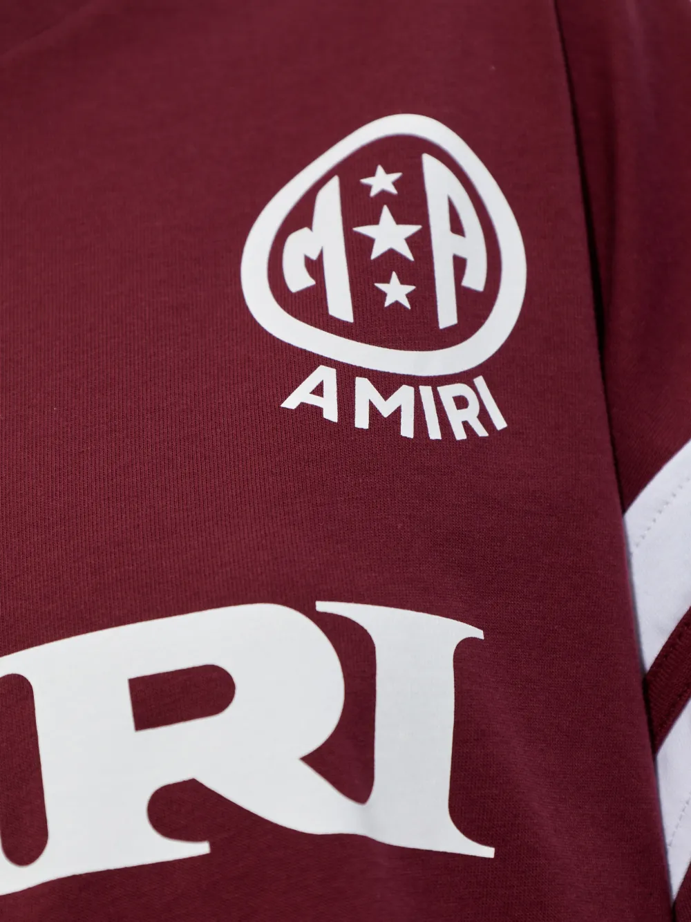 logo stripe-detail T-Shirt