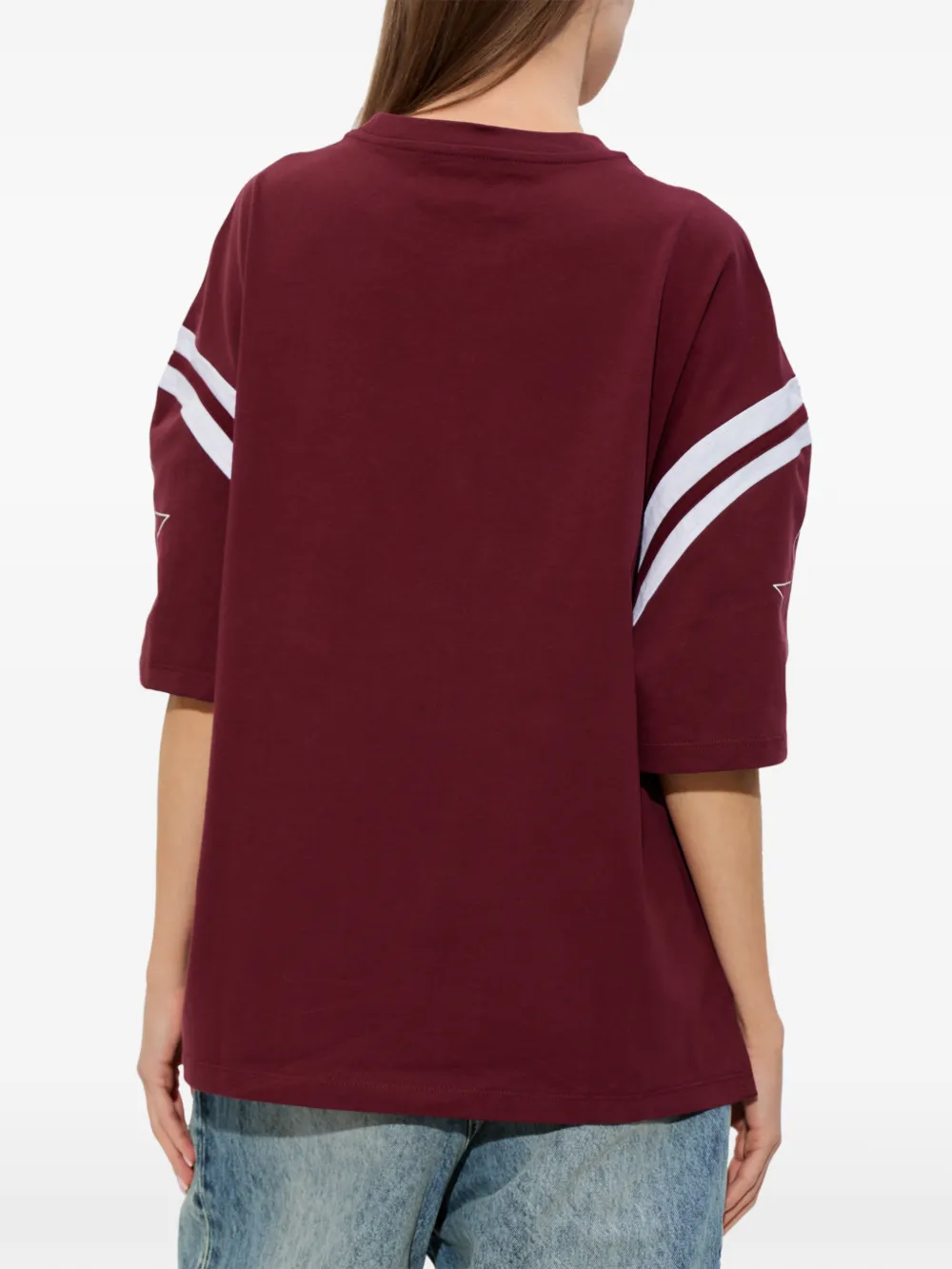 logo stripe-detail T-Shirt