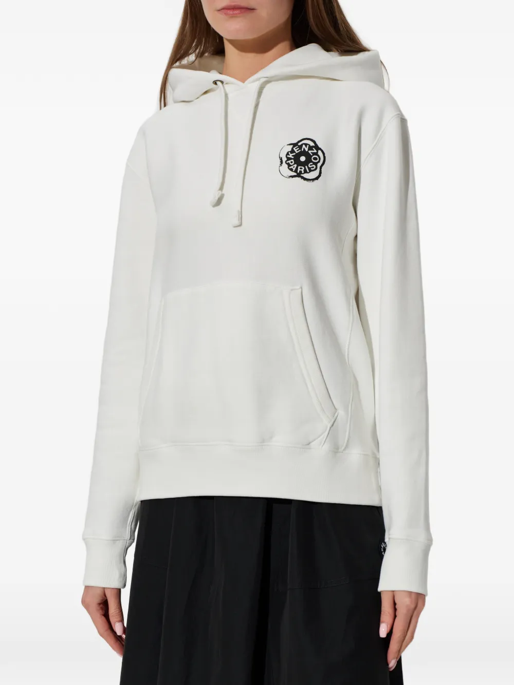 Kenzo Hoodie met logo Wit