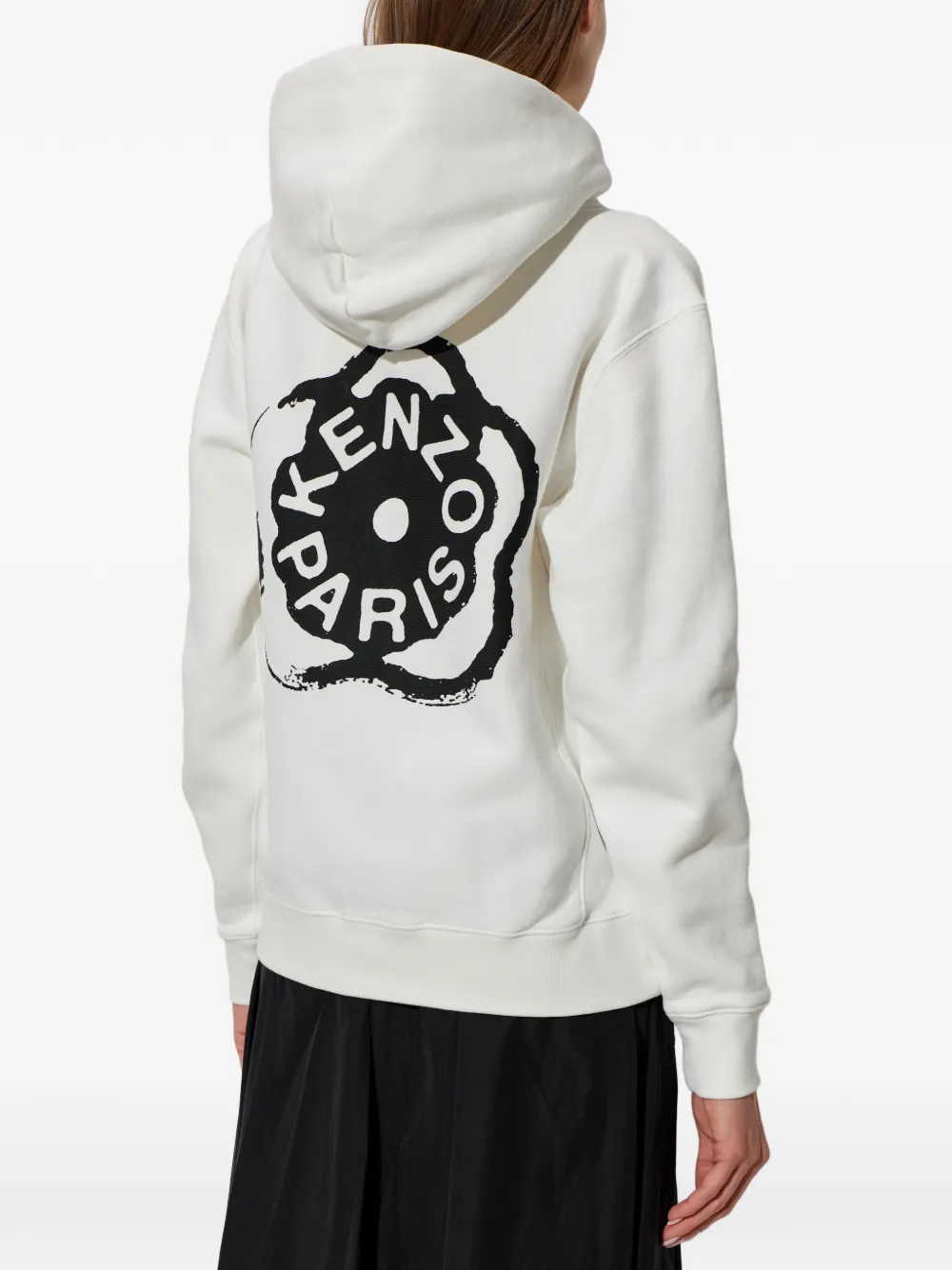 Kenzo Hoodie met logo Wit