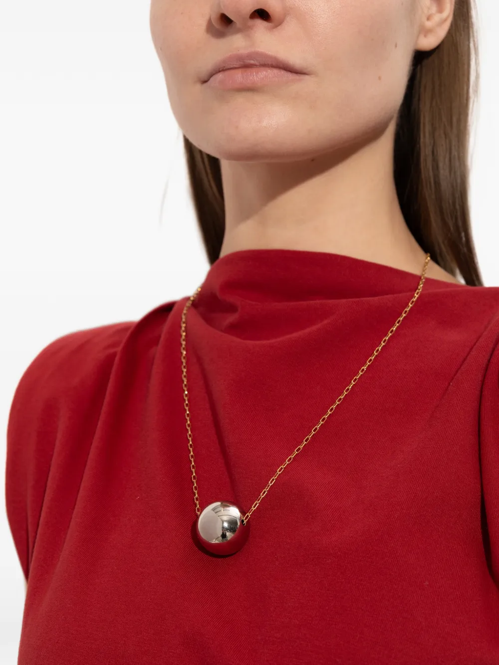 ISABEL MARANT sphere-pendant necklace - Zilver