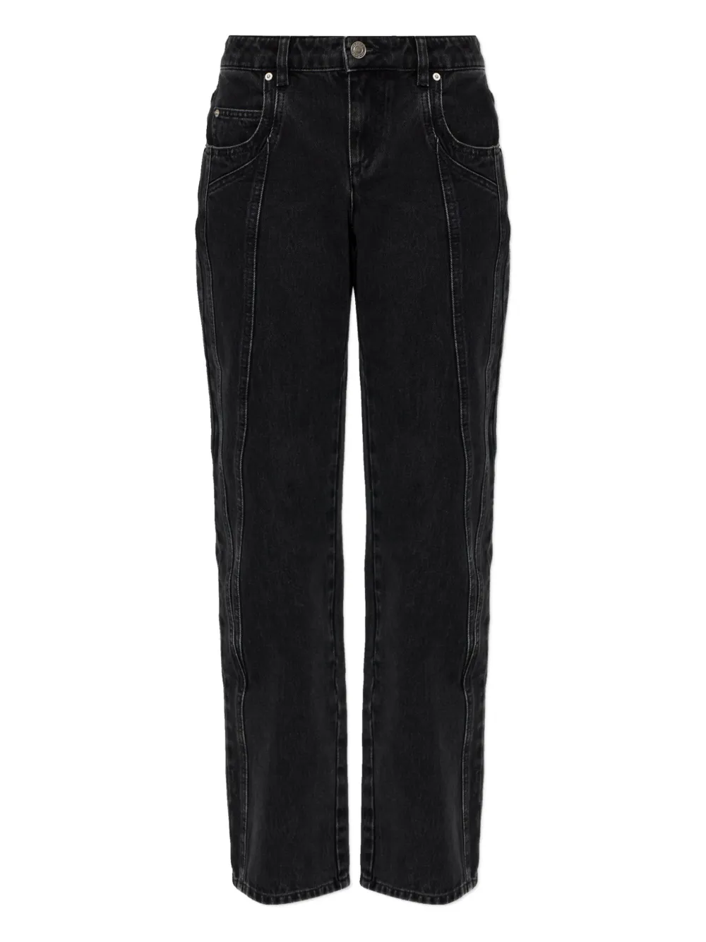 MARANT ÉTOILE Jaylis seam trousers | Black | Image 1