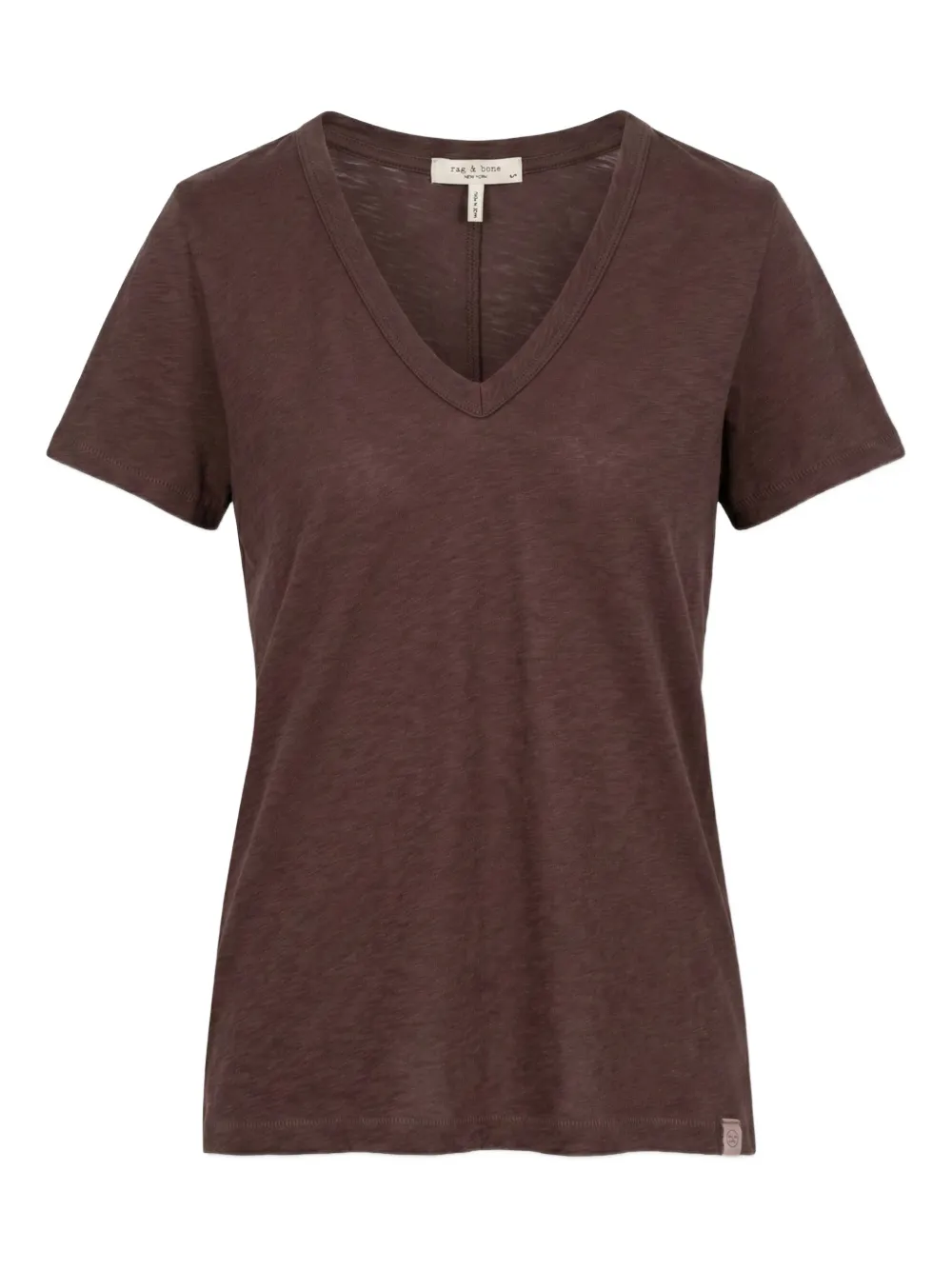 rag & bone T-shirt con scollo a V | marrone | Image 1