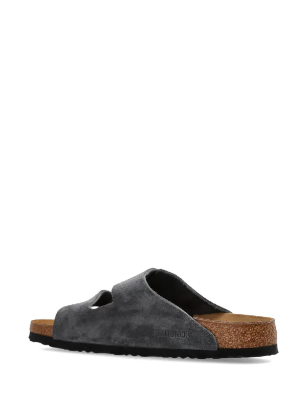 Birkenstock スエード グレー サンダル 36 Birkenstock Arizona Suede Sandals | Grey | FARFETCH