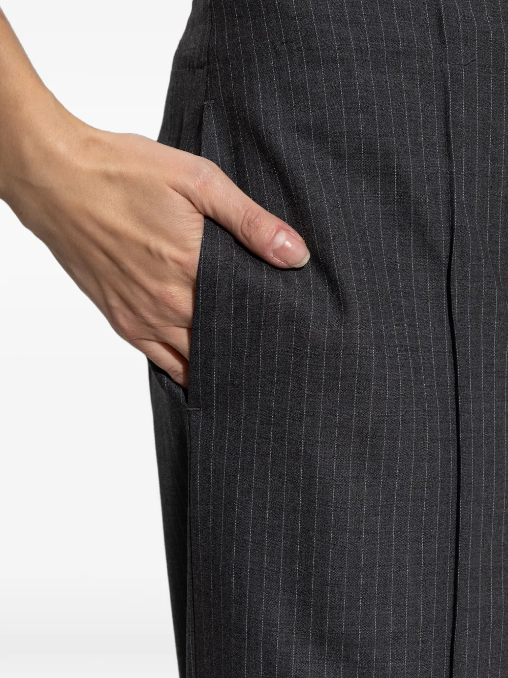 rag & bone Broek met krijtstreep Grijs