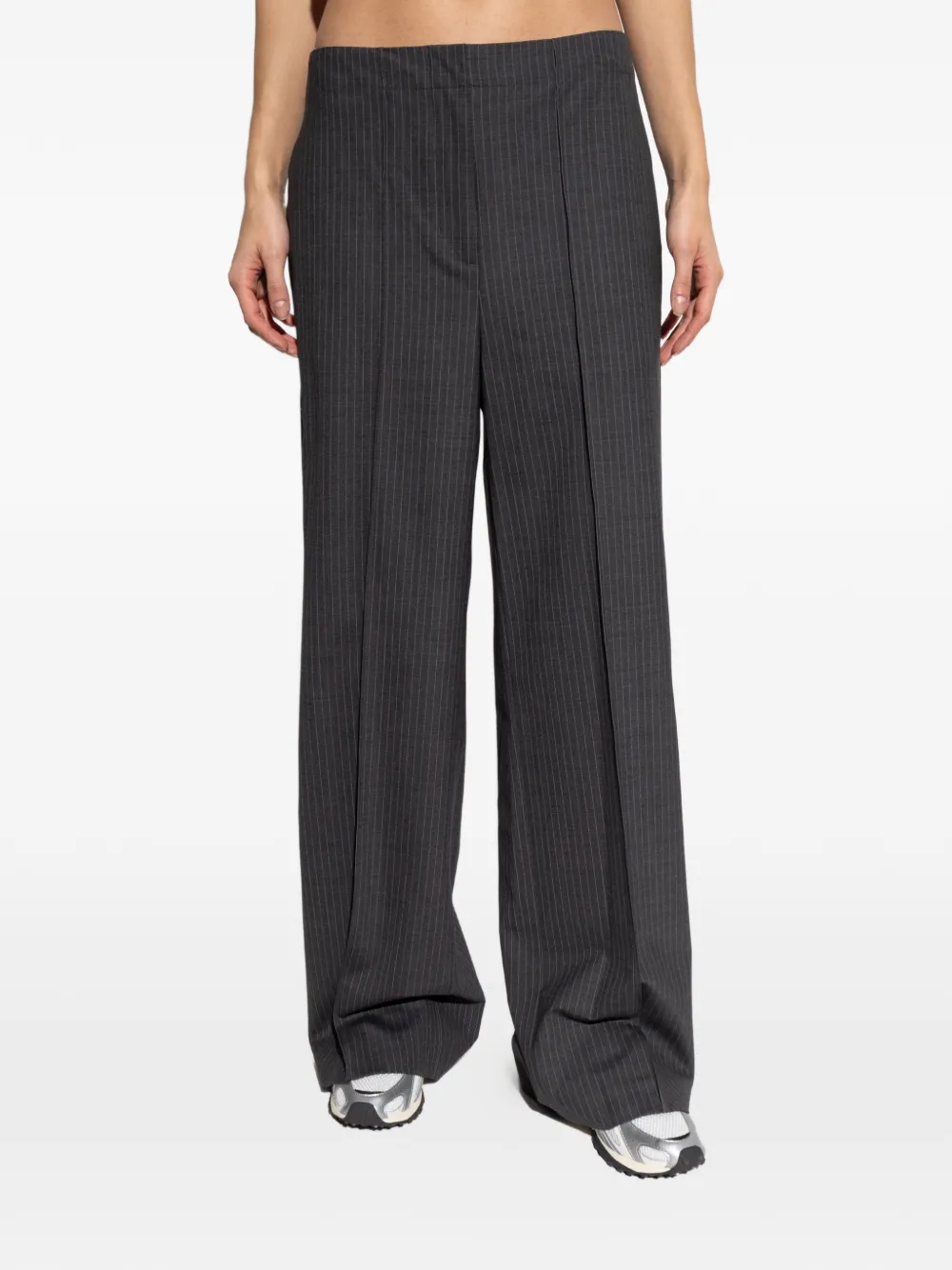 rag & bone Broek met krijtstreep Grijs