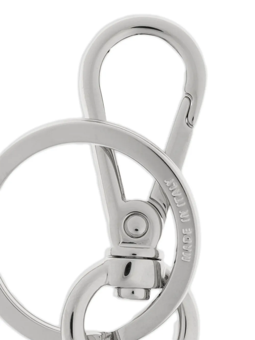 FENDI Sleutelhanger met letter Zilver