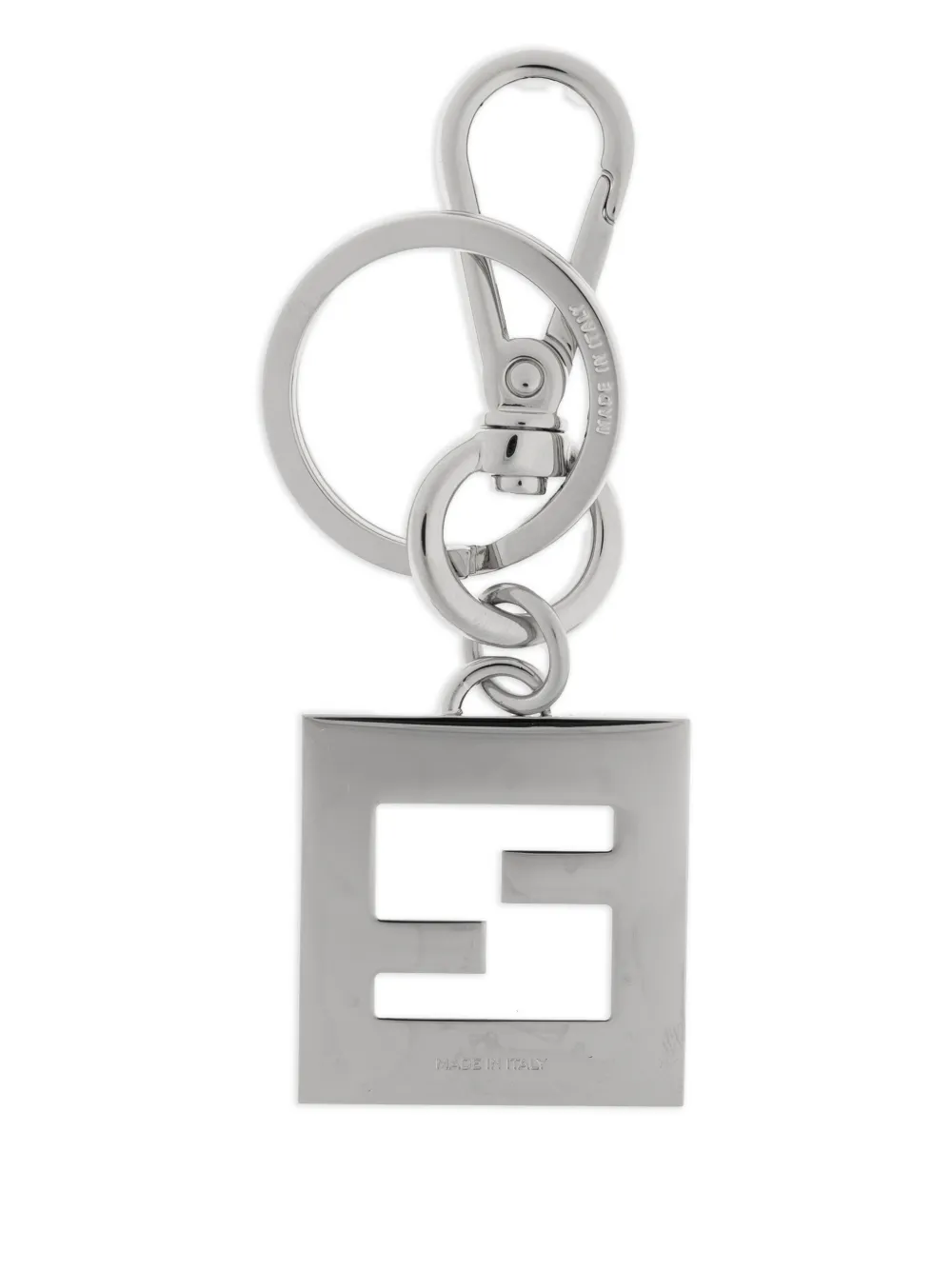 FENDI Sleutelhanger met letter Zilver