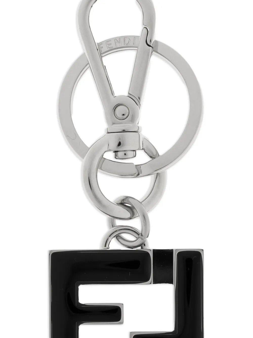 FENDI Sleutelhanger met letter Zilver