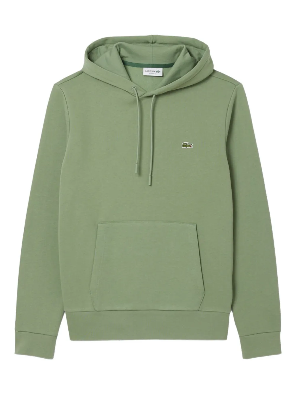 Lacoste logo-detail hoodie - Grün