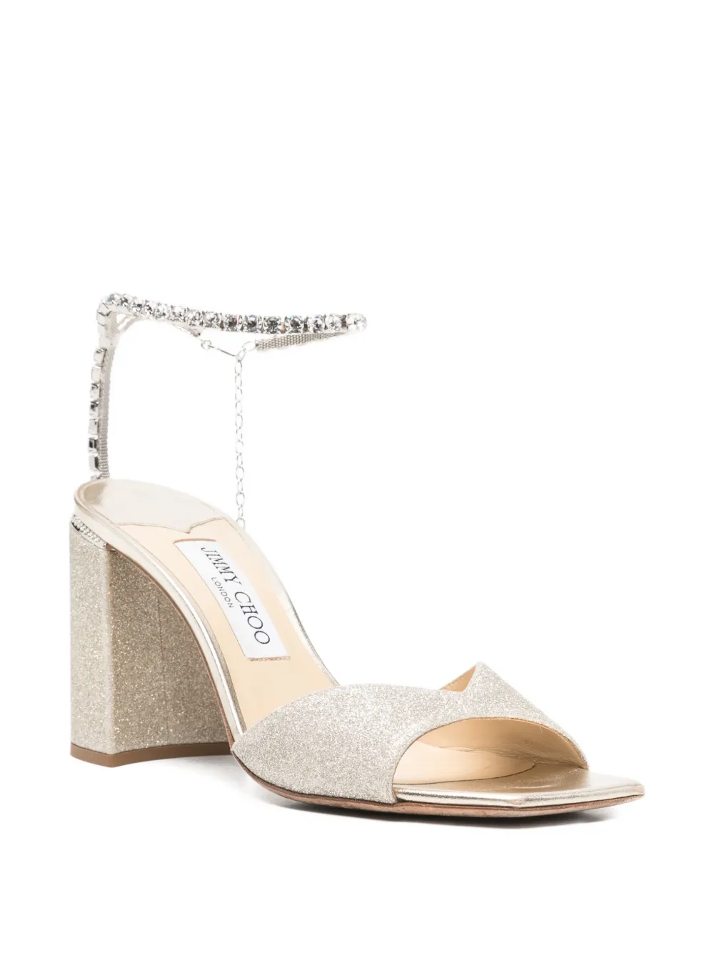 Jimmy Choo Pre-Owned Saeda sandalen - Goud